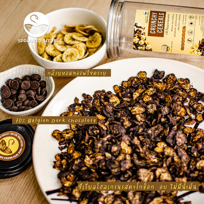 Low-calorie banana chocolate chips