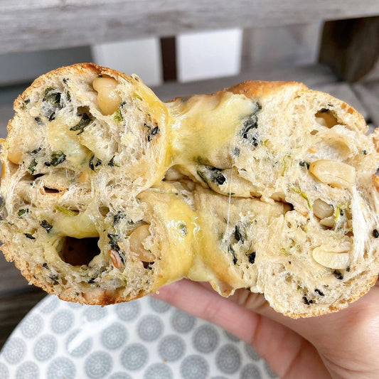 🥯低卡爆餡 Boli Bagel｜Spinach Cheese 🧀 🥬