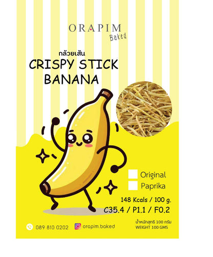 Crispy stick banana