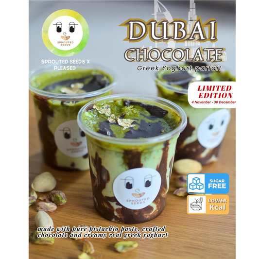 Dubai Chocolate Greek Yoghurt Parfait