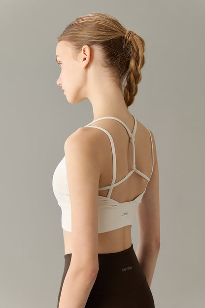 Tied Crop Top Meringue Ivory