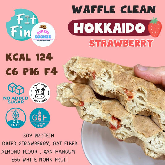 Waffle Clean : Hokkaidomilk strawberry