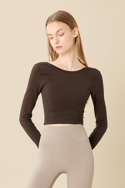 Roy Crop Top Brown